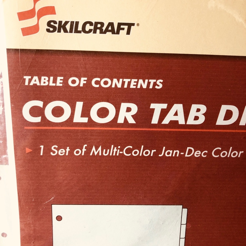 Multi-Color Tab Dividers - Picture 3 of 7